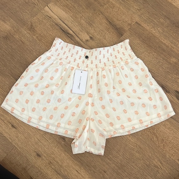NWT Lovers & Friends White and Pink Shorts - Picture 1 of 4